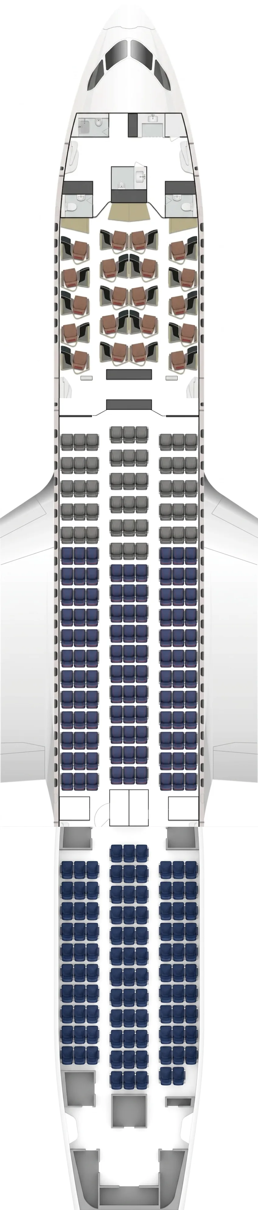 LATAM Boeing 787-8 seat map