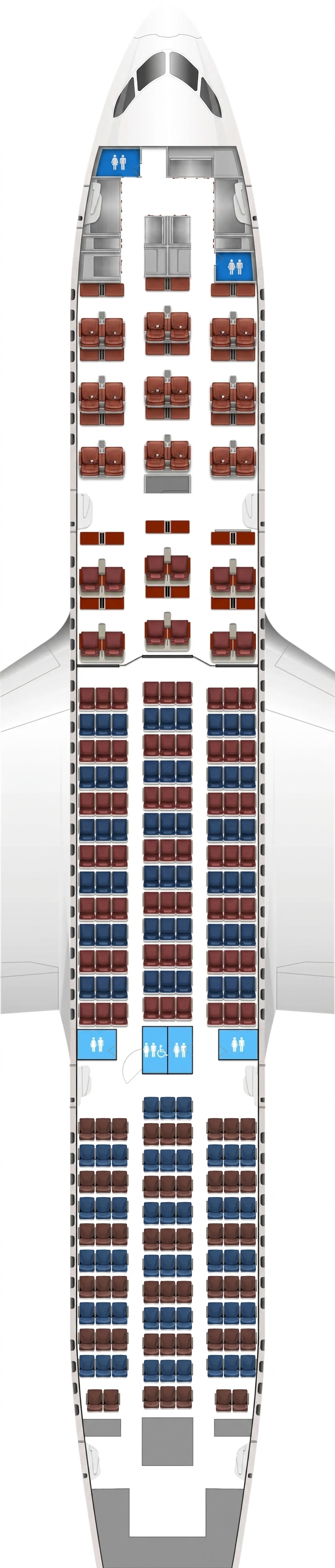 LATAM Boeing 787-8 seat map
