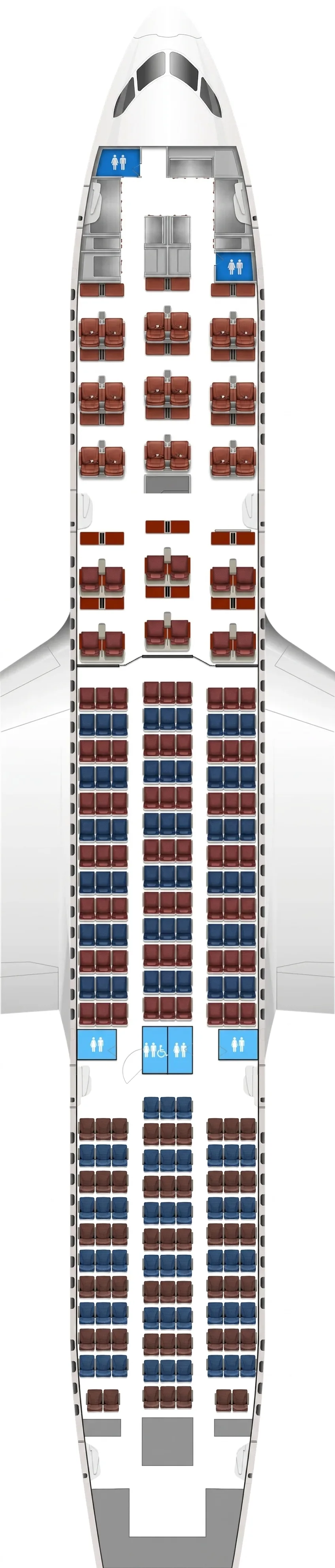 LATAM Boeing 787-8 seat map