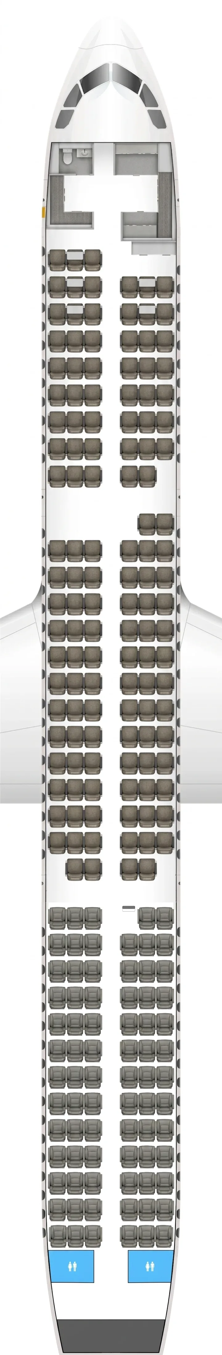 Lufthansa Airbus A321 seat map