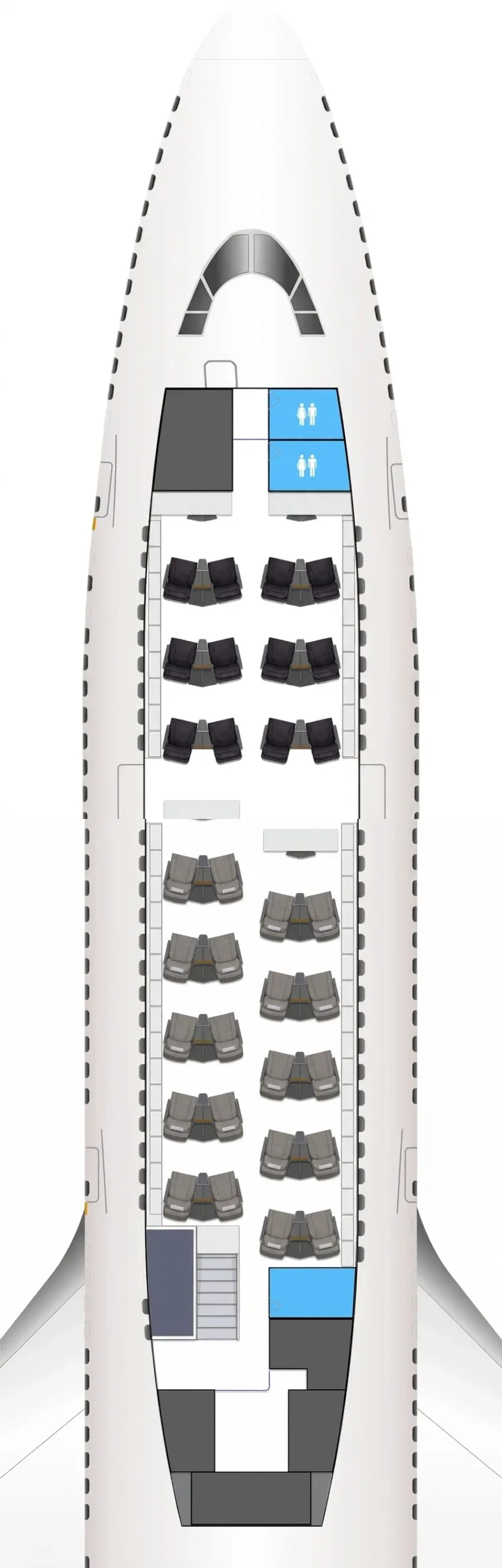 Lufthansa Boeing 747-8 seat map