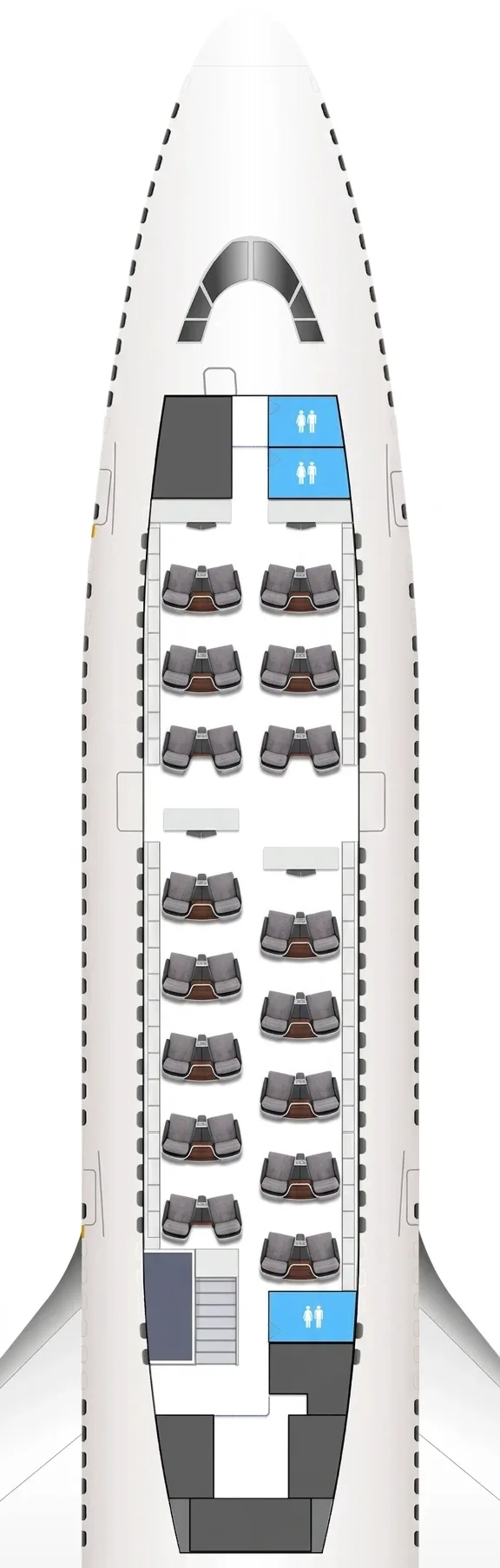 Lufthansa Boeing 747-8 seat map
