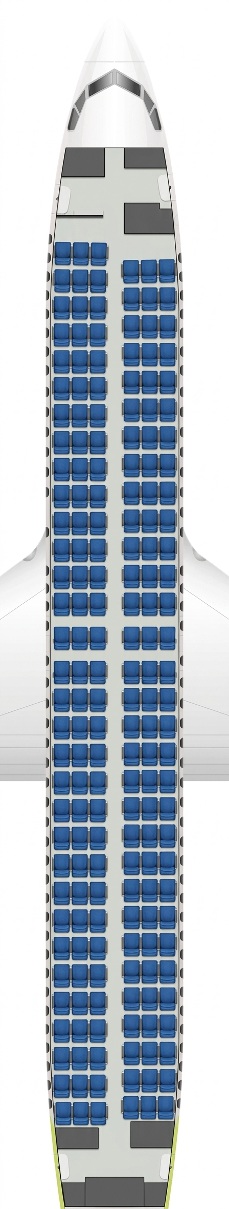 Jin Air Boeing 737-Max 8 seat map
