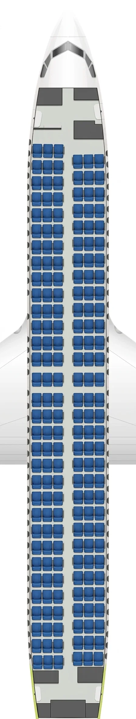 Jin Air Boeing 737 MAX 8 seat map