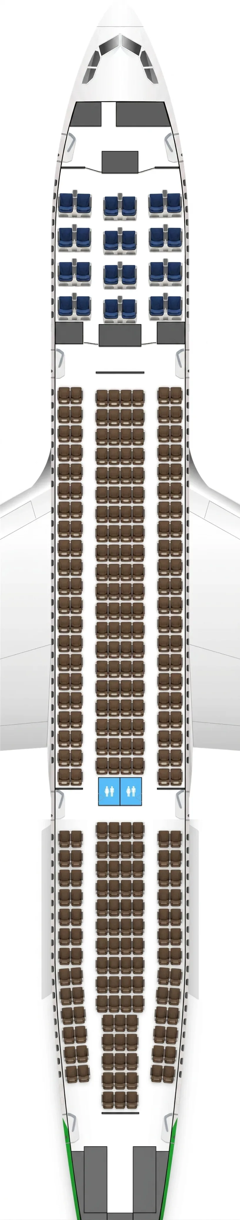 Level Airbus A330-200 seat map