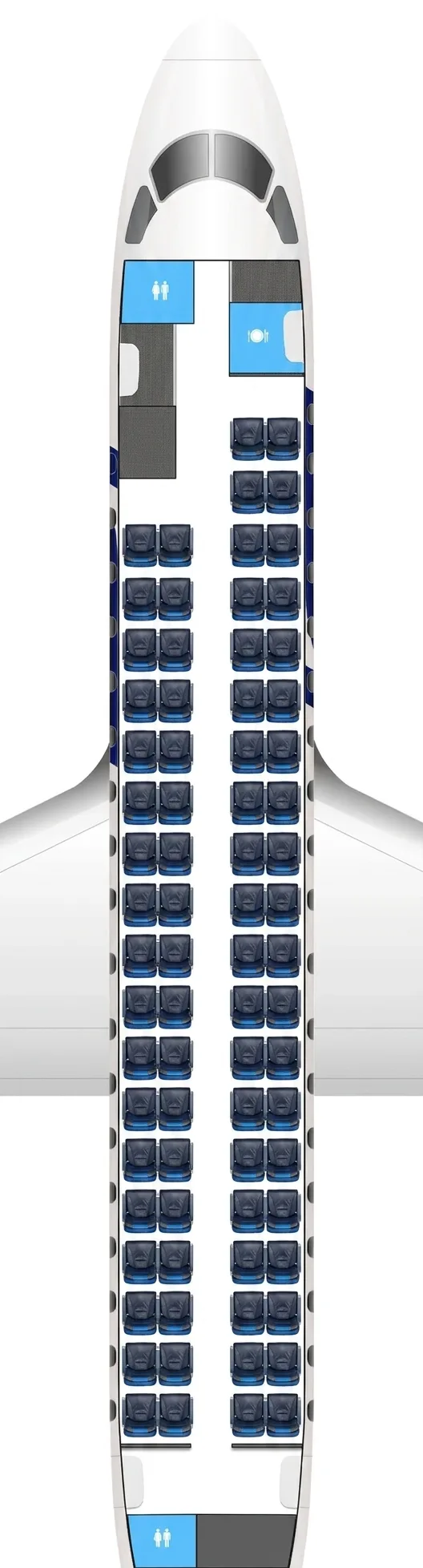 LOT Polish Airlines Embraer 170 seat map