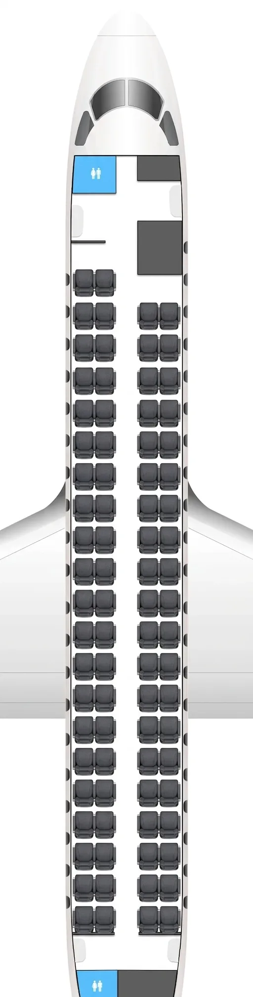 LOT Polish Airlines Embraer 175 seat map