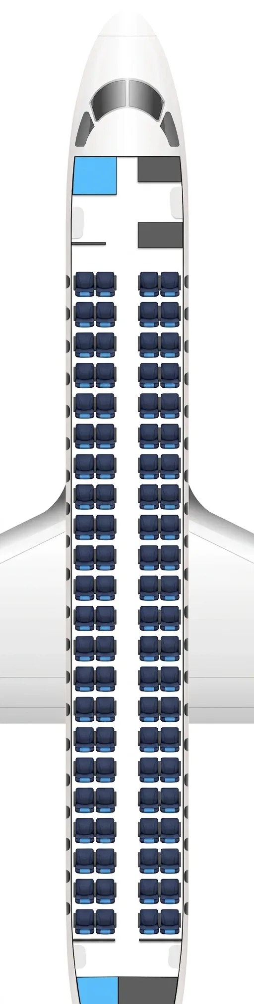 LOT Polish Airlines Embraer 175 seat map