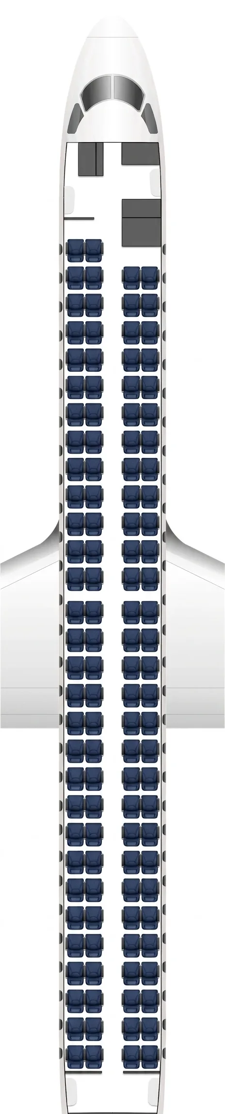 LOT Polish Airlines Embraer 195 seat map