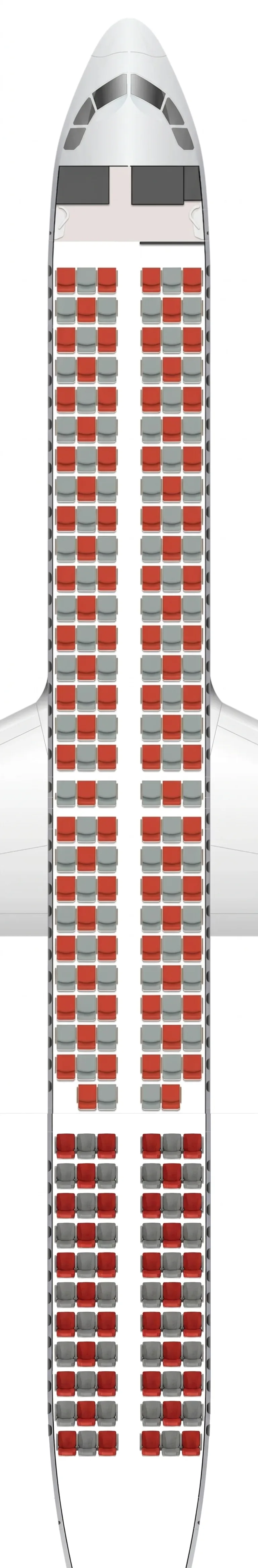 Jet2 Airbus A321neo seat map