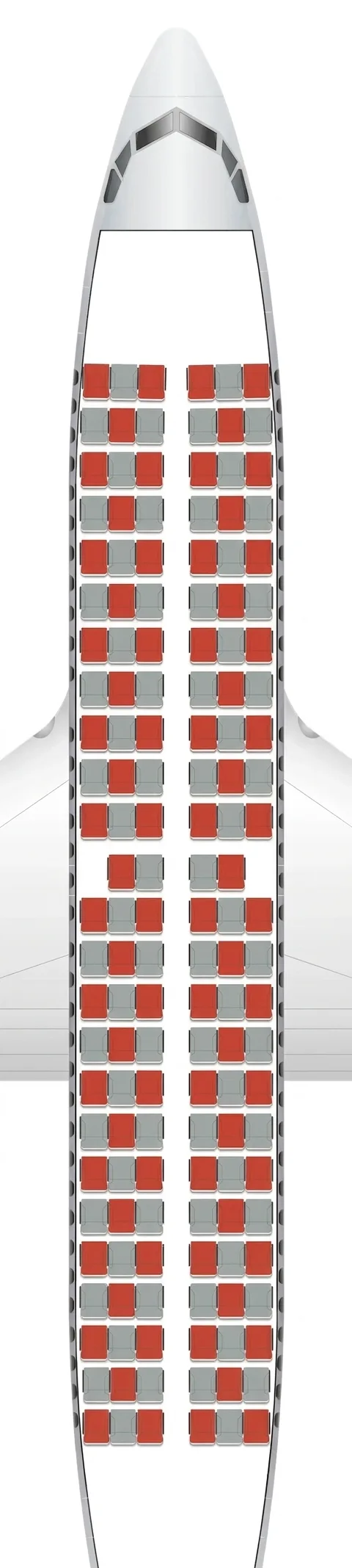 Jet2 Boeing 737-300 seat map