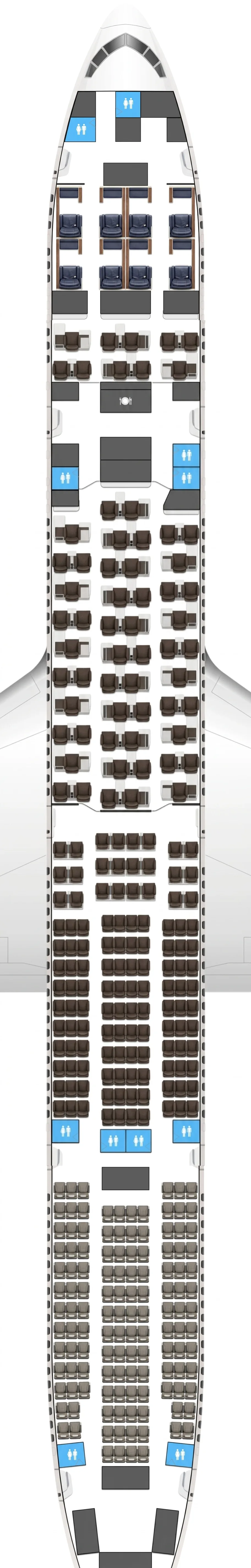 Swiss Boeing 777-300ER seat map
