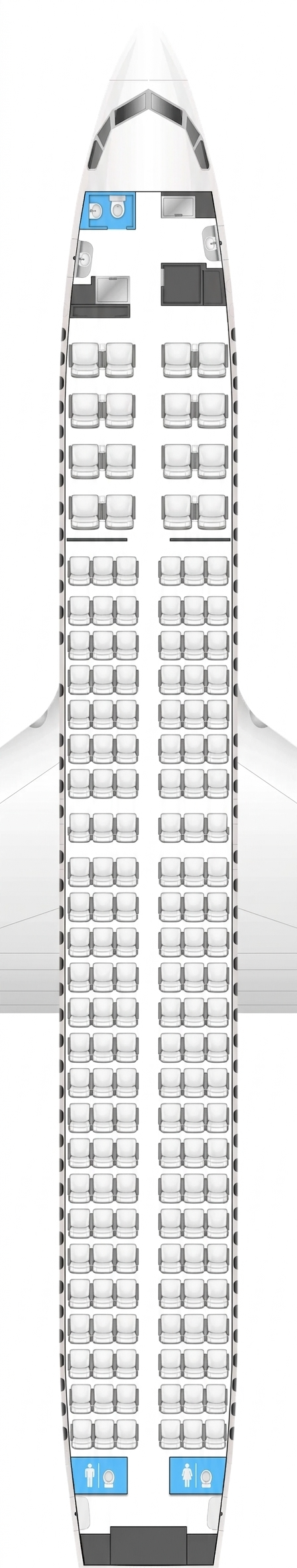 El Al Boeing 737-800 seat map
