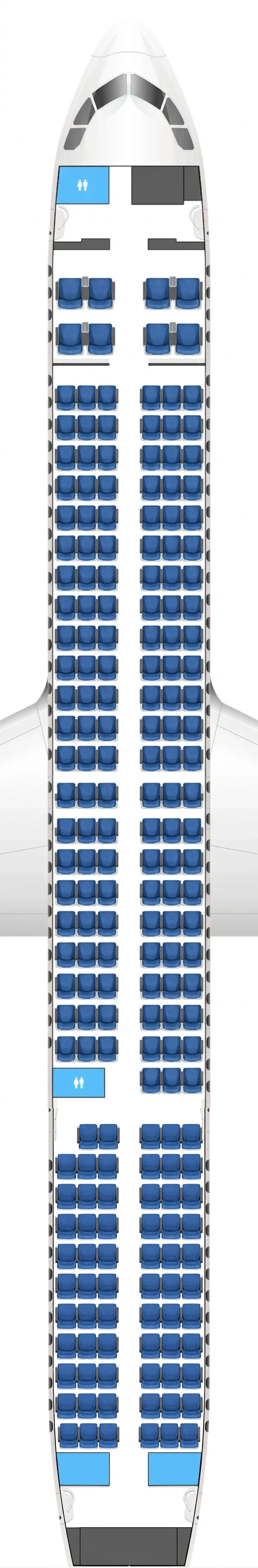 XiamenAir Airbus A321neo seat map