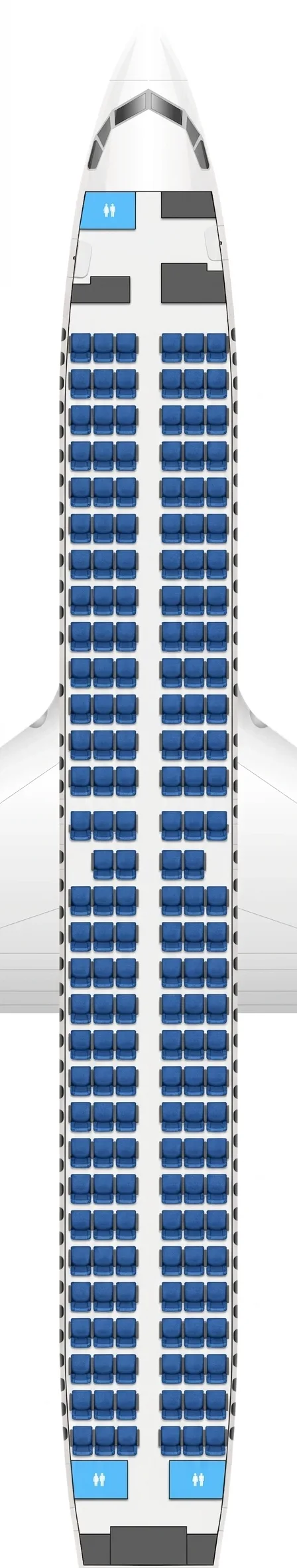 XiamenAir Boeing 737 MAX 8 seat map