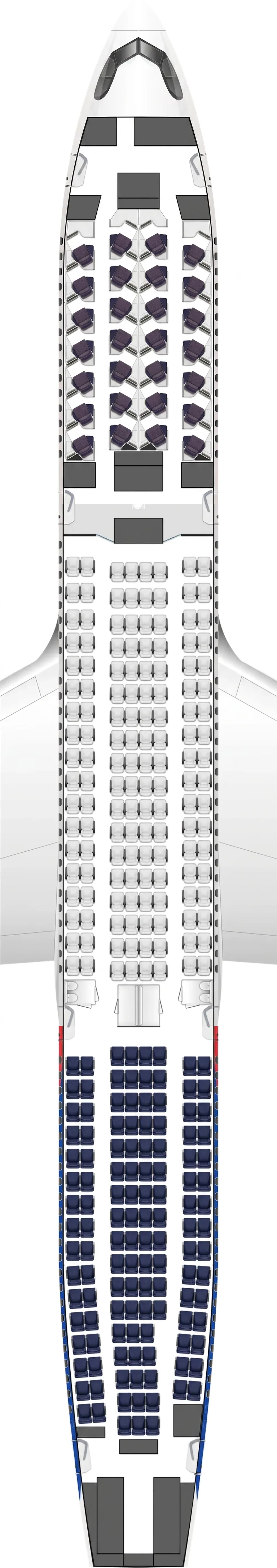 Malaysia Airlines Airbus A330-900 seat map
