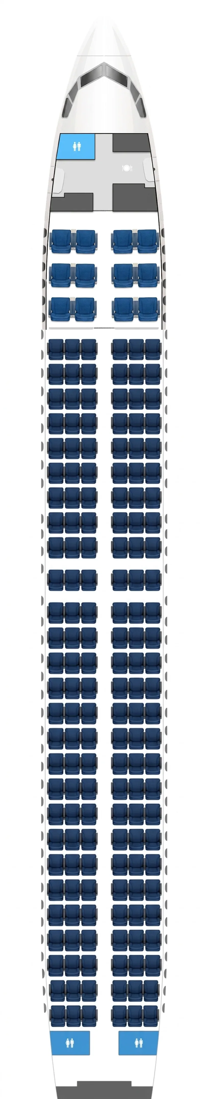 Malaysia Airlines Boeing 737 MAX 8 seat map