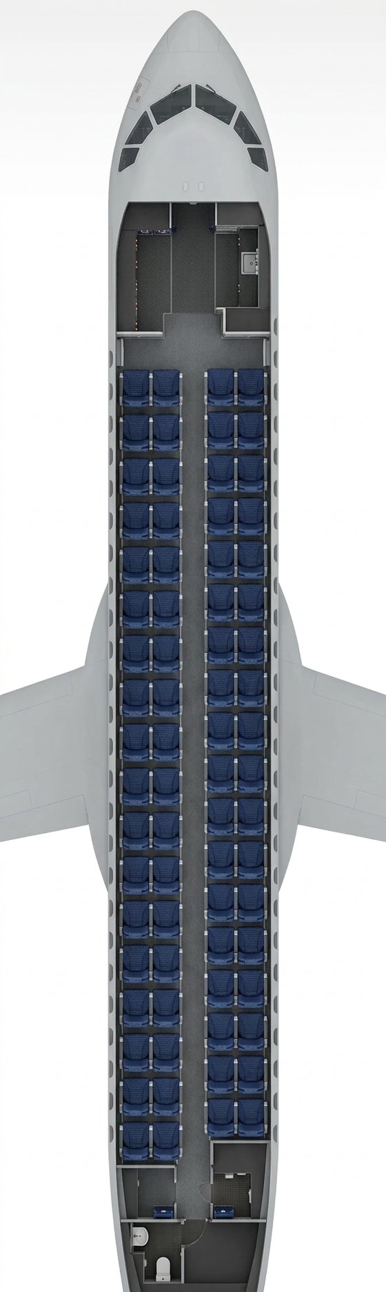 Air Mauritius ATR 72-500 seat map