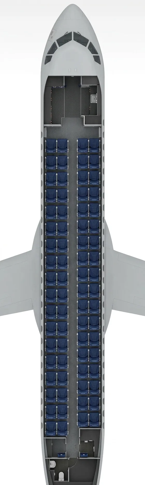 Air Mauritius ATR 72-500 seat map