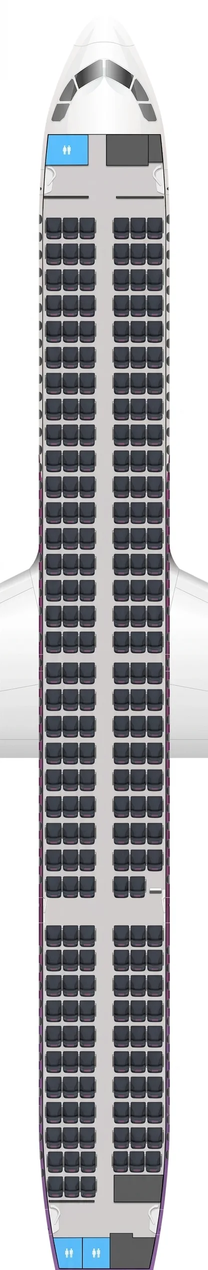 Peach Airbus A321LR seat map