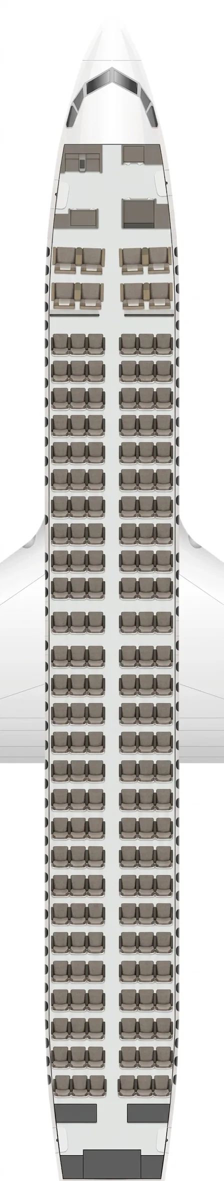 China Eastern Boeing 737-800 seat map