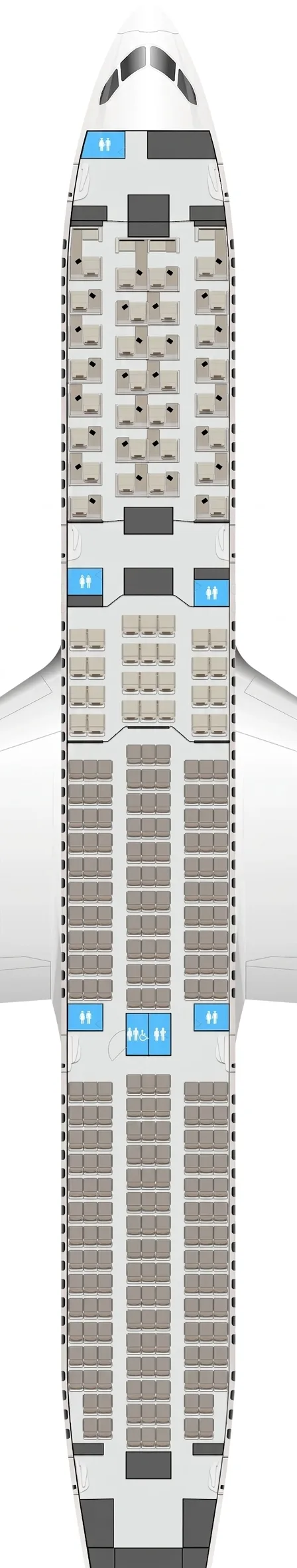 China Eastern Boeing 787-9 seat map