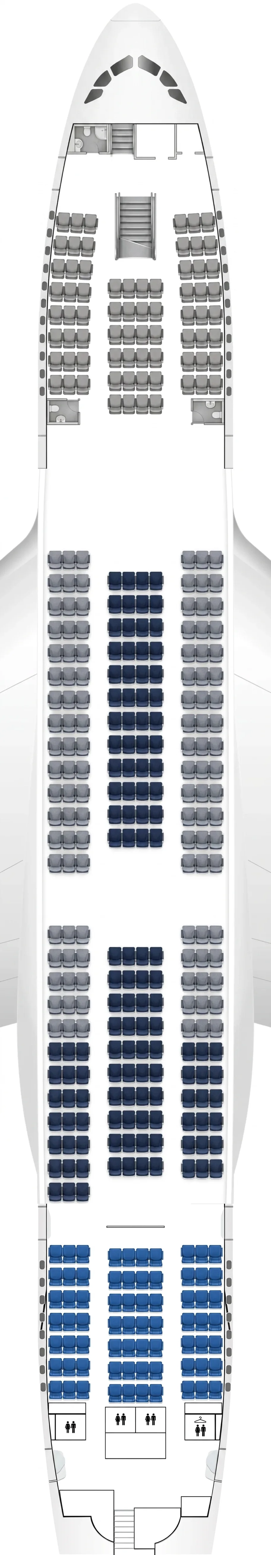 ANA Airbus A380-800 seat map