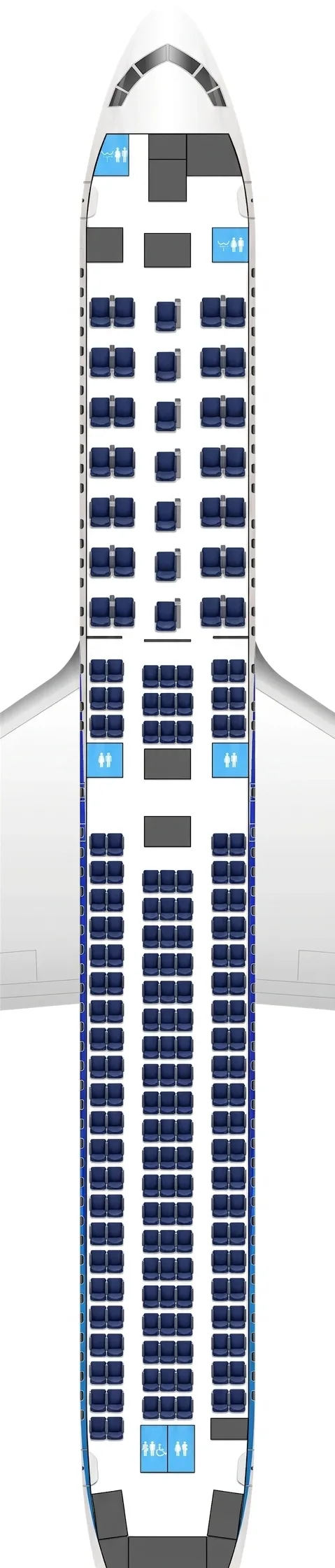 ANA Boeing 767-300ER seat map