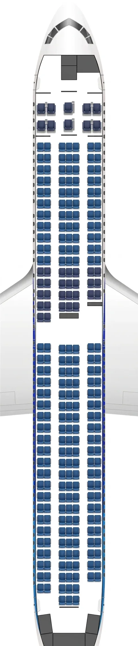 ANA Boeing 767-300ER seat map
