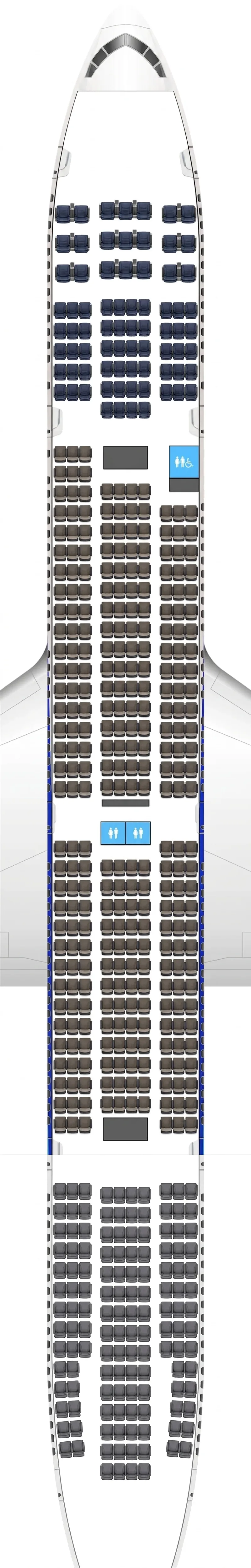 ANA Boeing 777-300 seat map