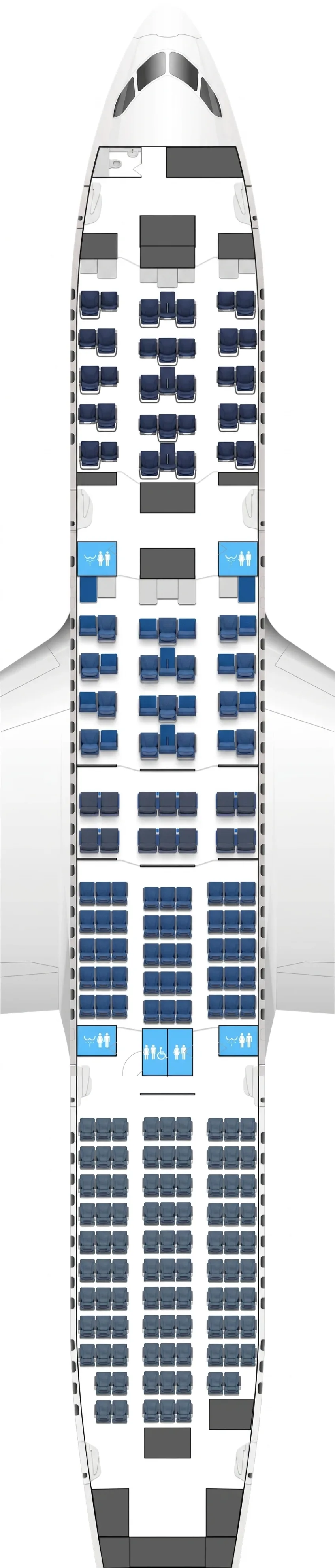 ANA Boeing 787-8 seat map