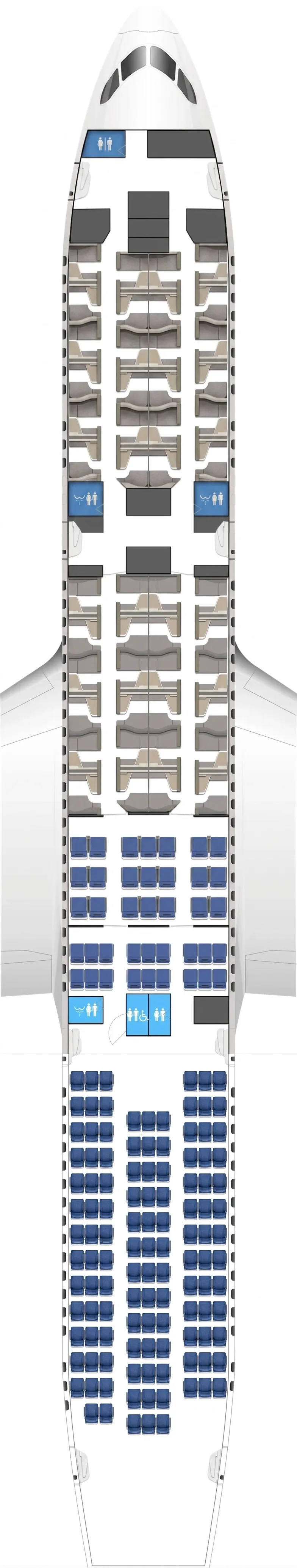ANA Boeing 787-9 seat map