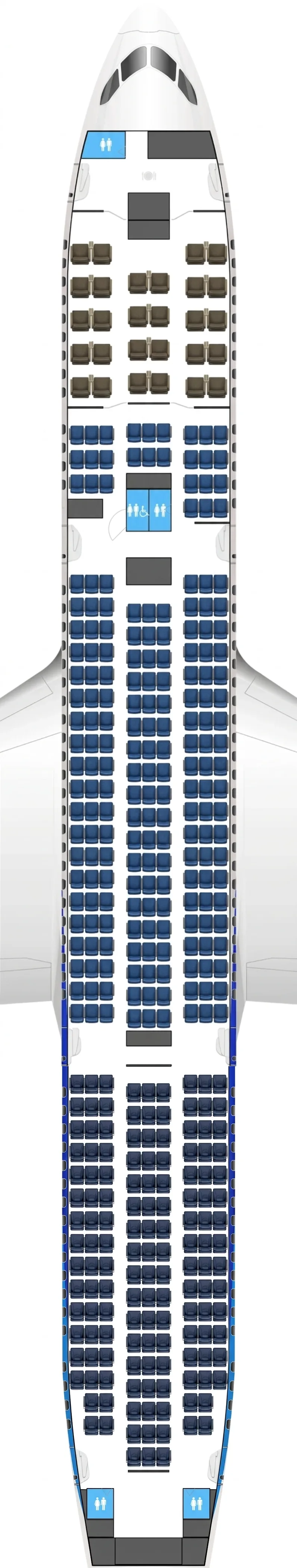 ANA Boeing 787-9 seat map