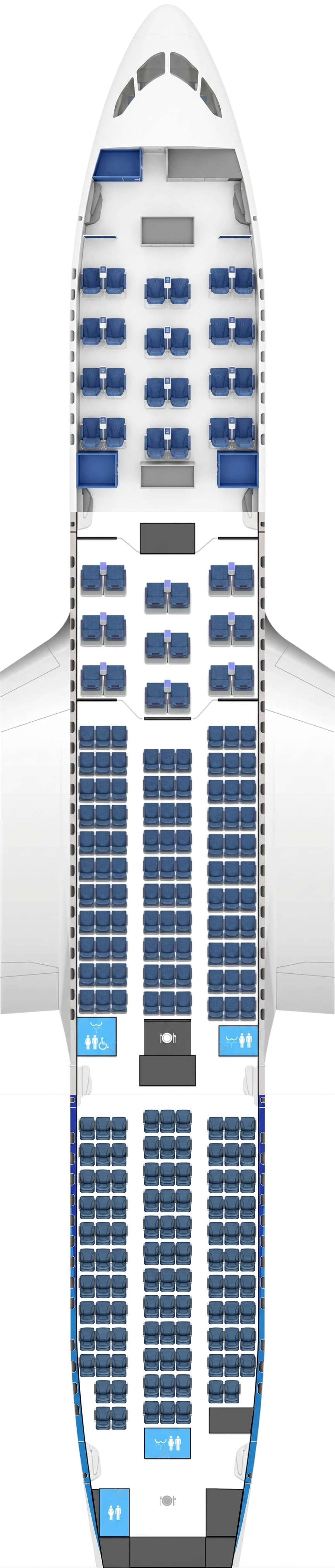 ANA Boeing 787-8 seat map