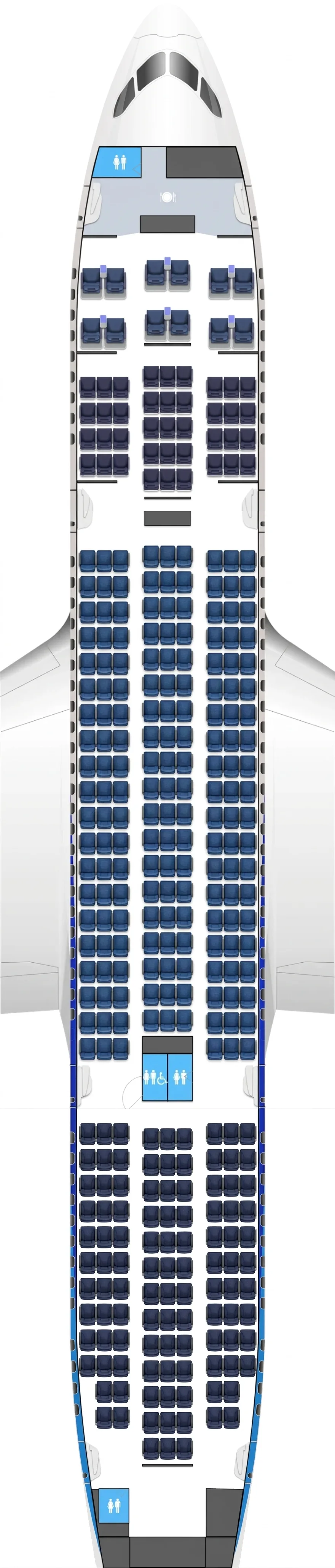 ANA Boeing 787-8 seat map