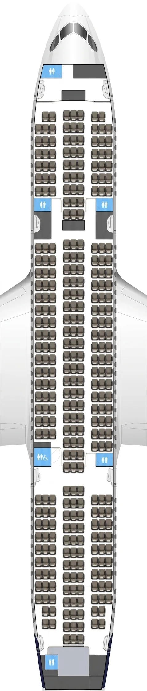 Air Japan Boeing 787-8 seat map