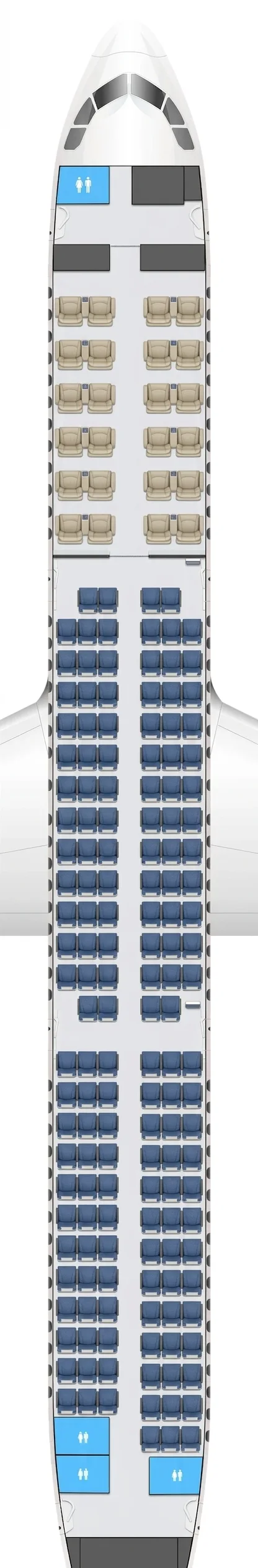 Air Macau Airbus A321 seat map
