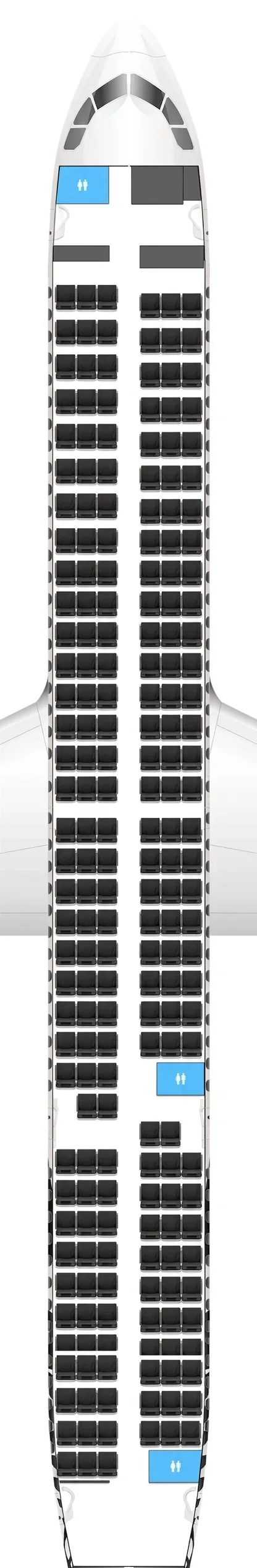 Air New Zealand Airbus A321neo seat map
