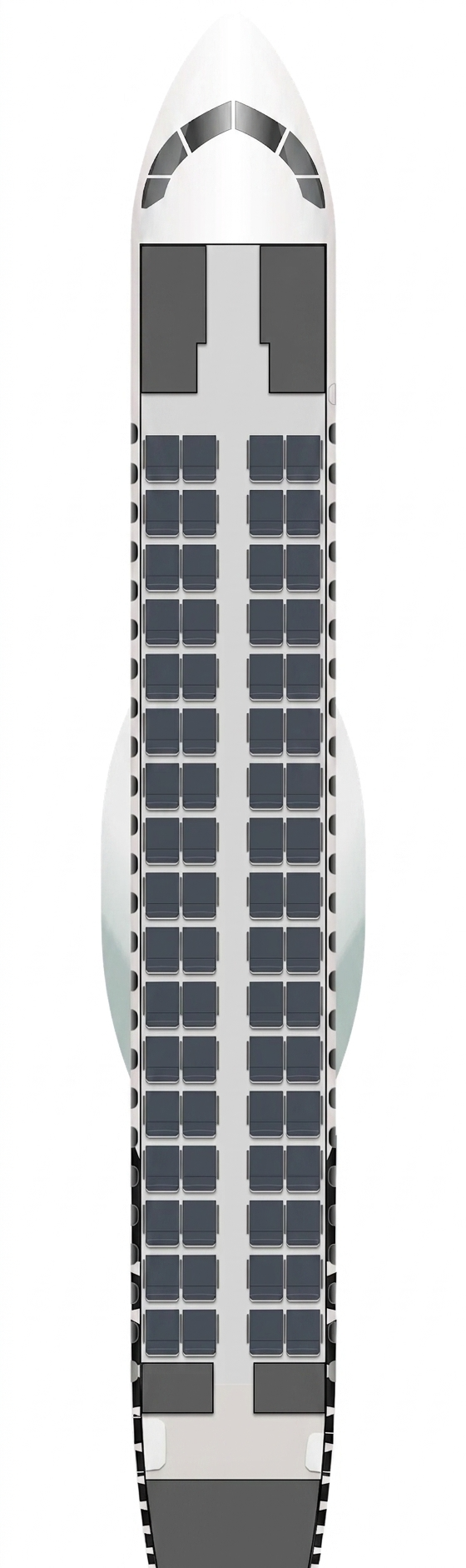 Air New Zealand ATR 72-600 seat map