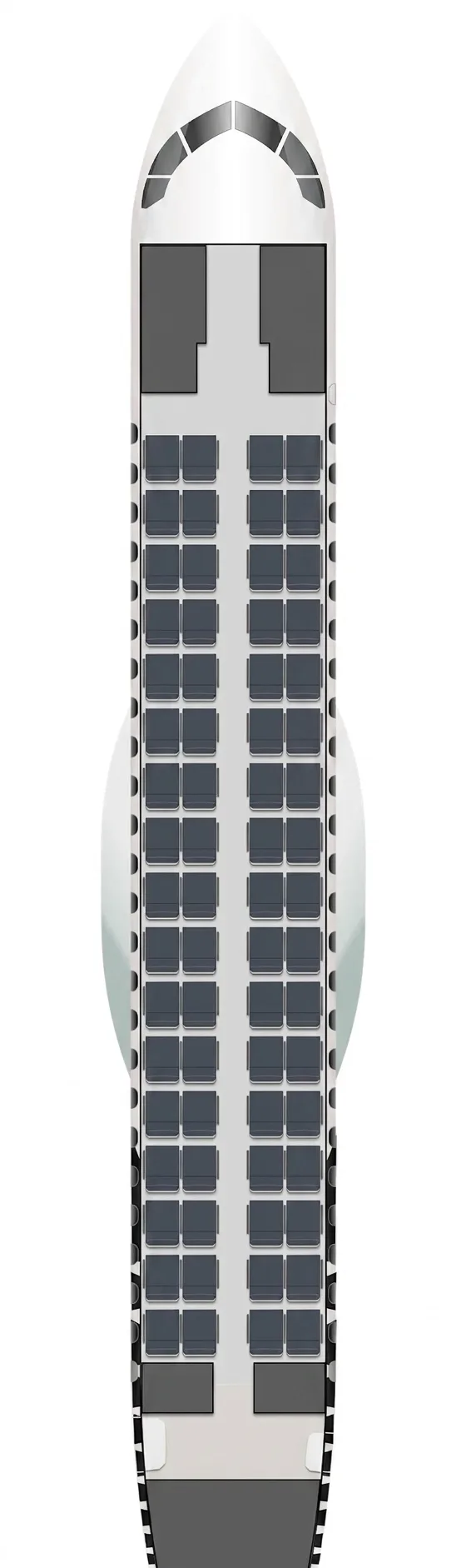 Air New Zealand ATR 72-600 seat map