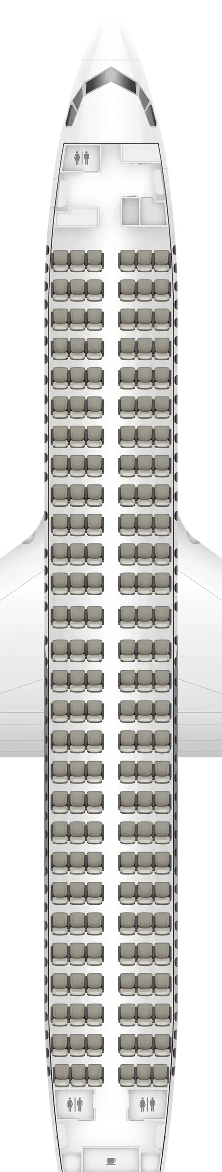 Boliviana de Aviación Boeing 737-800 seat map