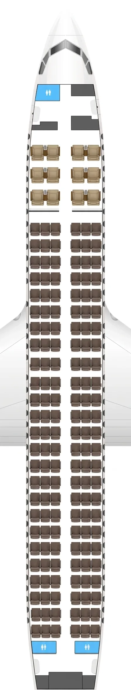 Batik Air Boeing 737 MAX 8 seat map