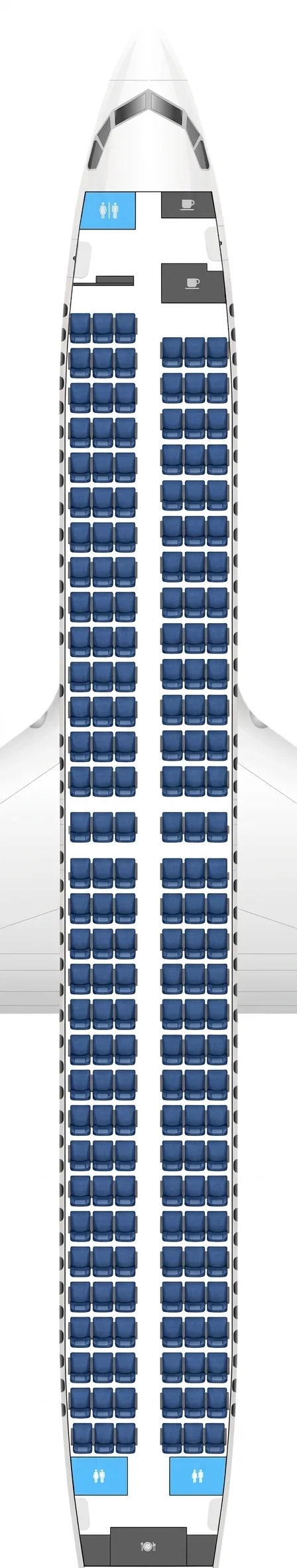 Batik Air Boeing 737 MAX 8 seat map