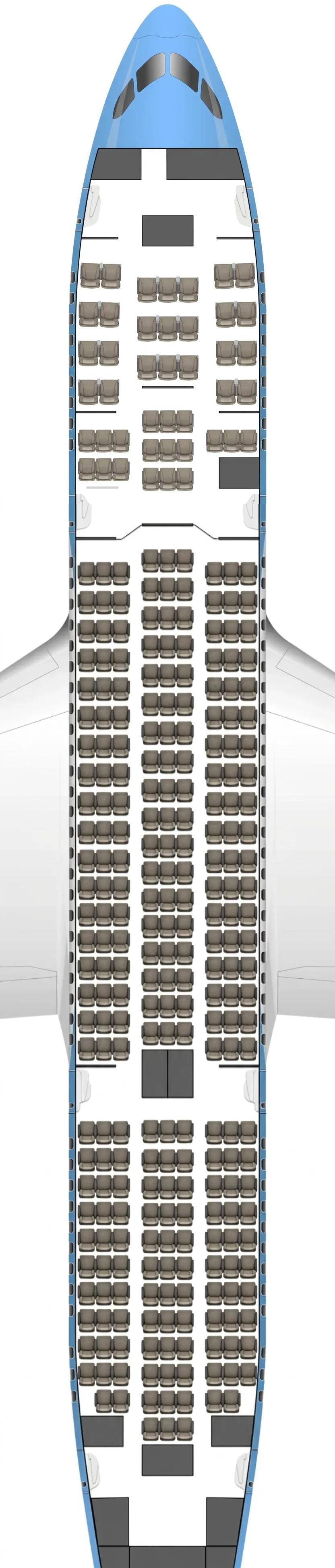 TUI Airways Boeing 787-8 seat map