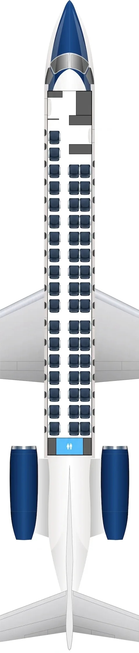 Air Peace Embraer 145 seat map
