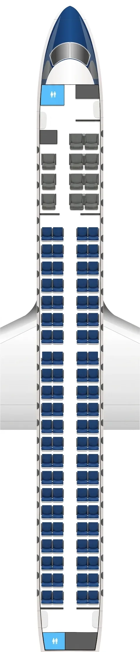 Air Peace Embraer 190 seat map