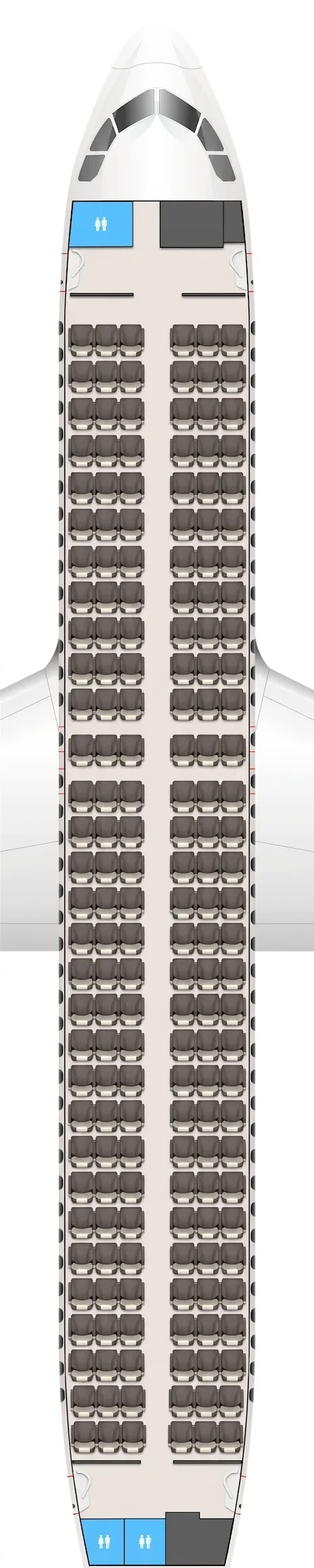 Pegasus Airlines Airbus A320neo seat map