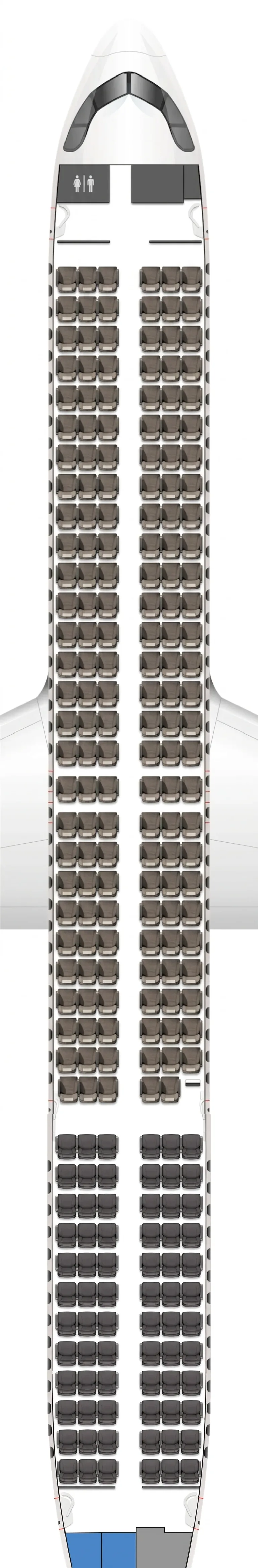 Pegasus Airlines Airbus A321neo seat map