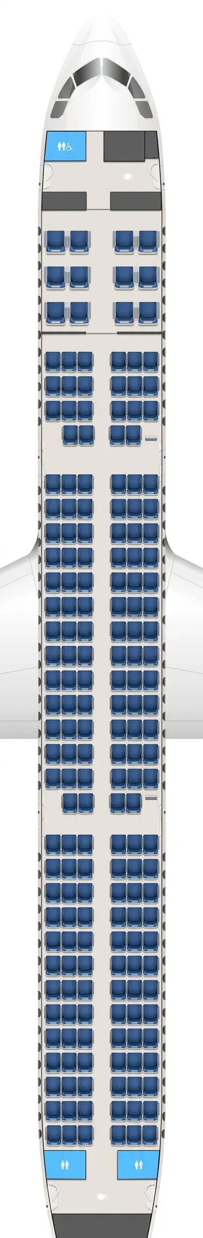 Philippine Airlines Airbus A321 seat map