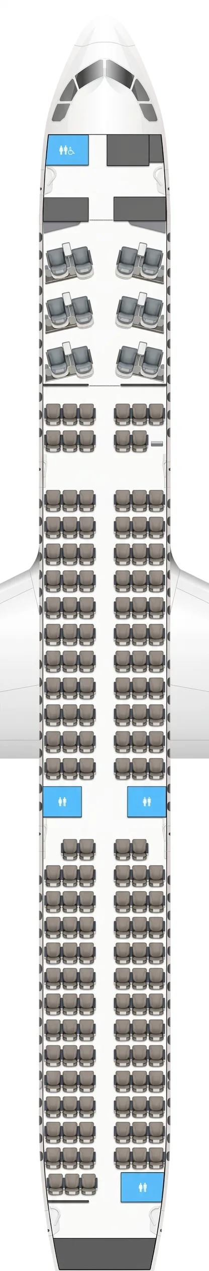 Philippine Airlines Airbus A321neo seat map